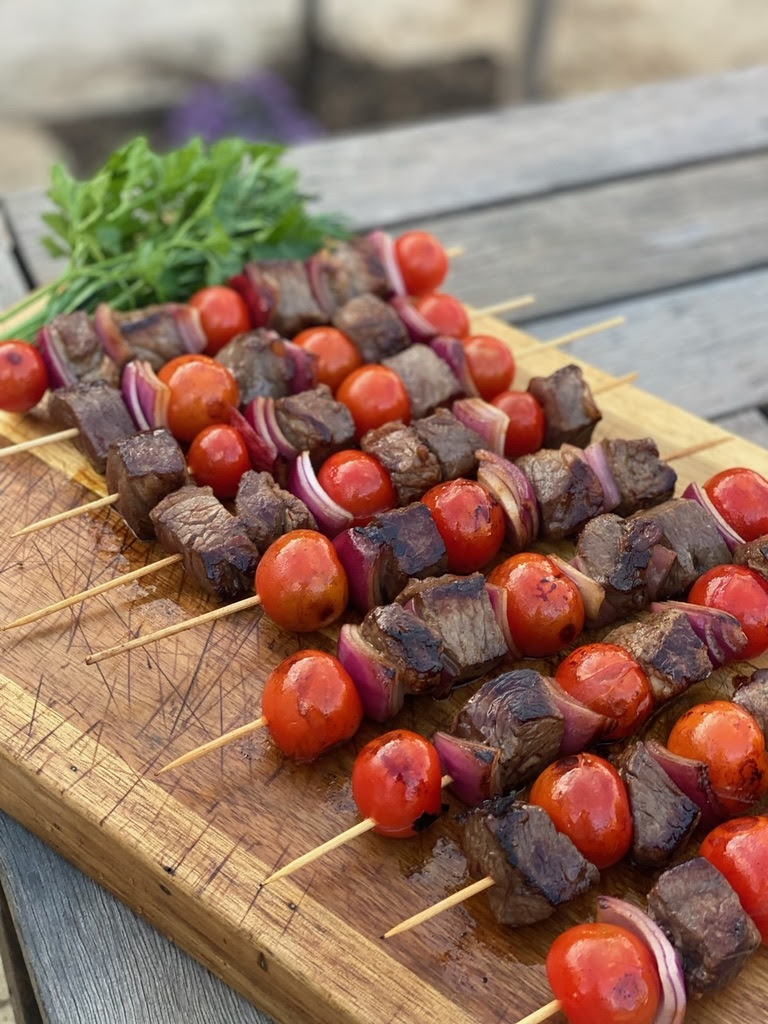 Marinated Beef Skewers